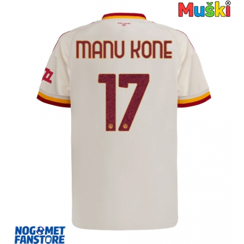 AS Roma Manu Kone #17 Gostujuci Dres 2026-27 Kratak Rukav